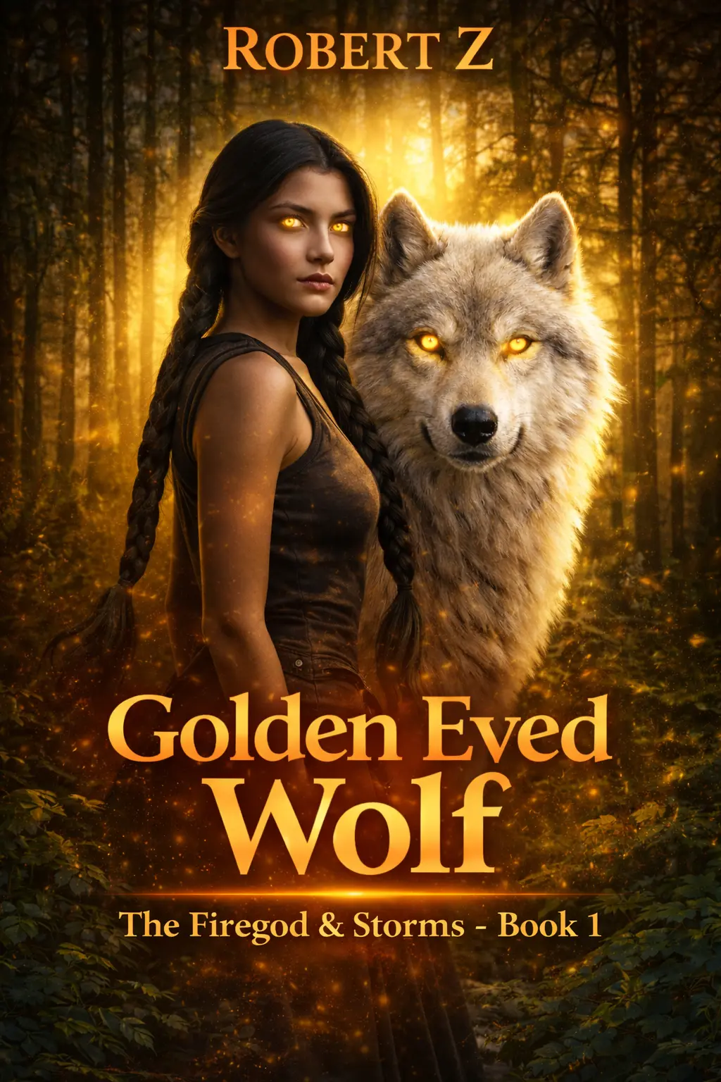 Golden Eyed Wolf — Mortal Immortals Book One cover