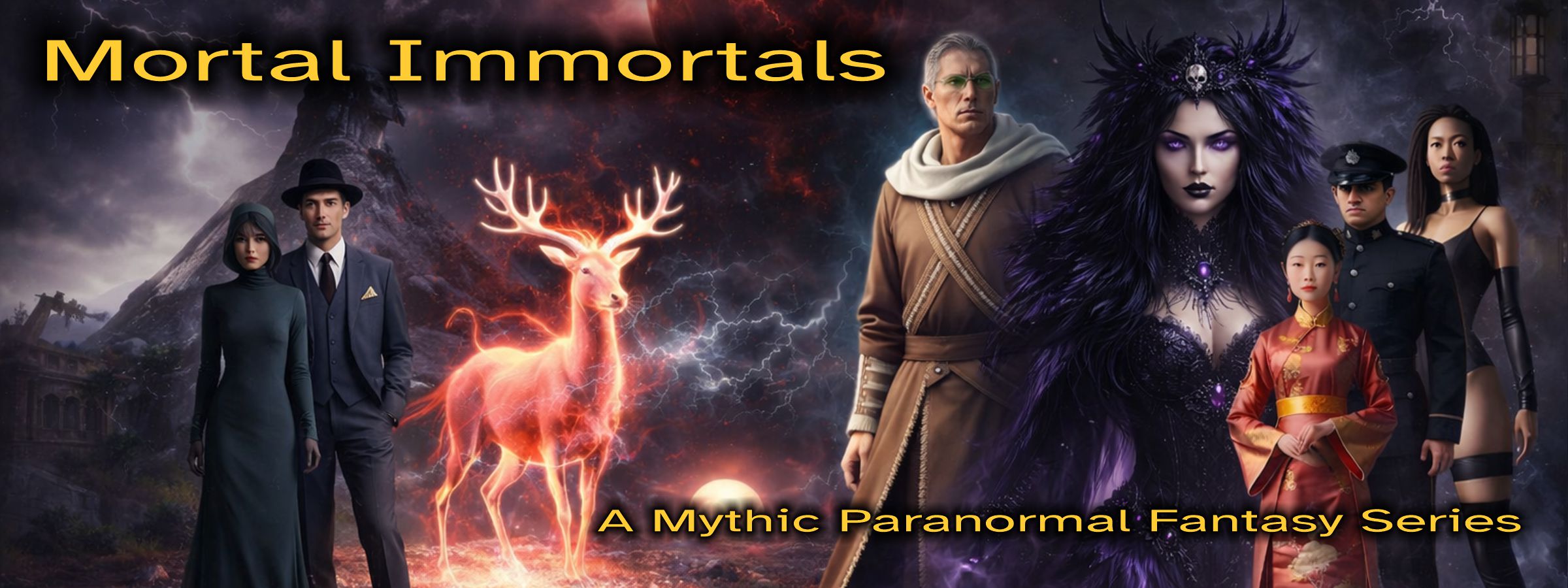 Mortal Immortals — mythic paranormal fantasy series featuring gods, wolves, witches, and humanity at the brink