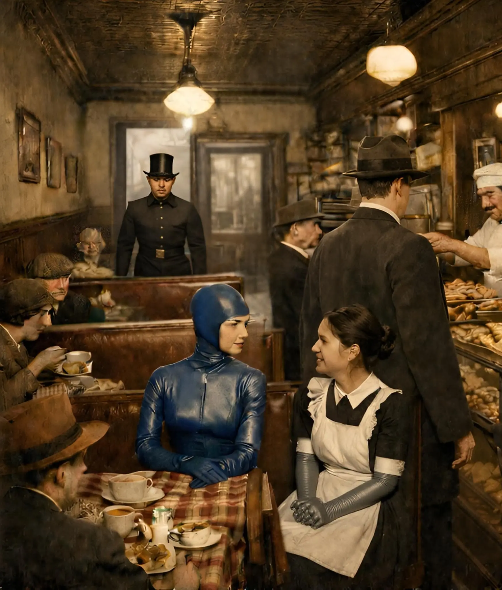 This scene comes from Mortal Immortal, in the Polish bakery.